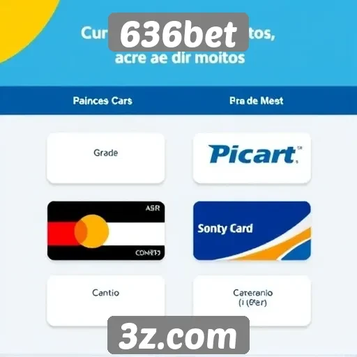 Métodos de pagamento aceitos no 636bet